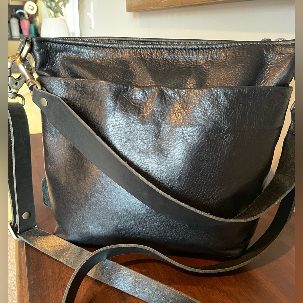 Strey Designs leather crossbody